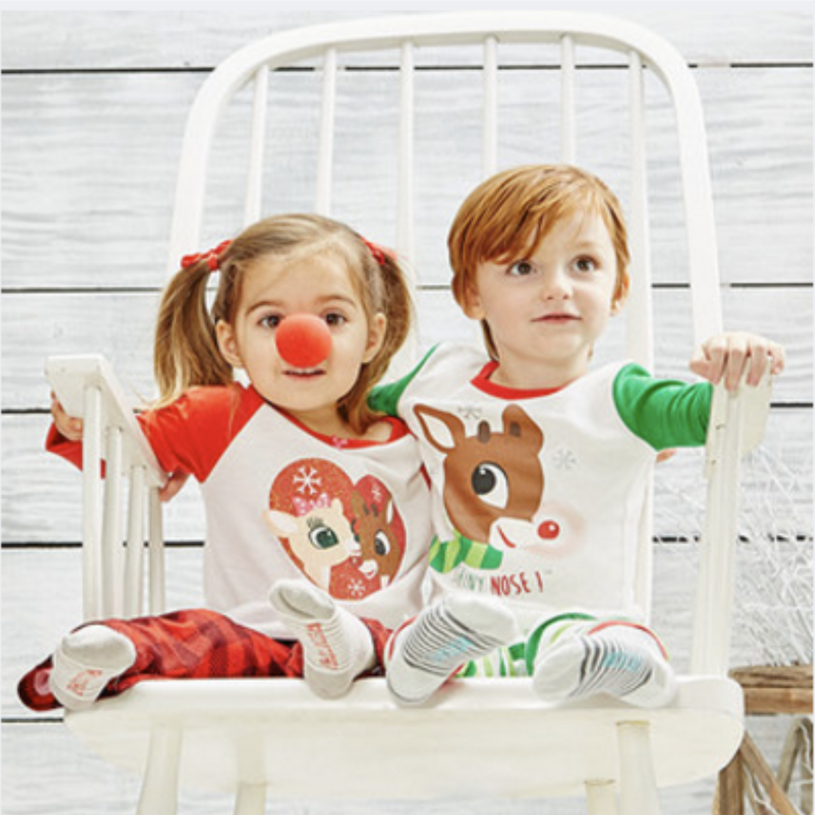 Bryan Carle THOB Original Editorial Kids Toddlers Clothing Girl Boy X-Mas Chair Rudolph