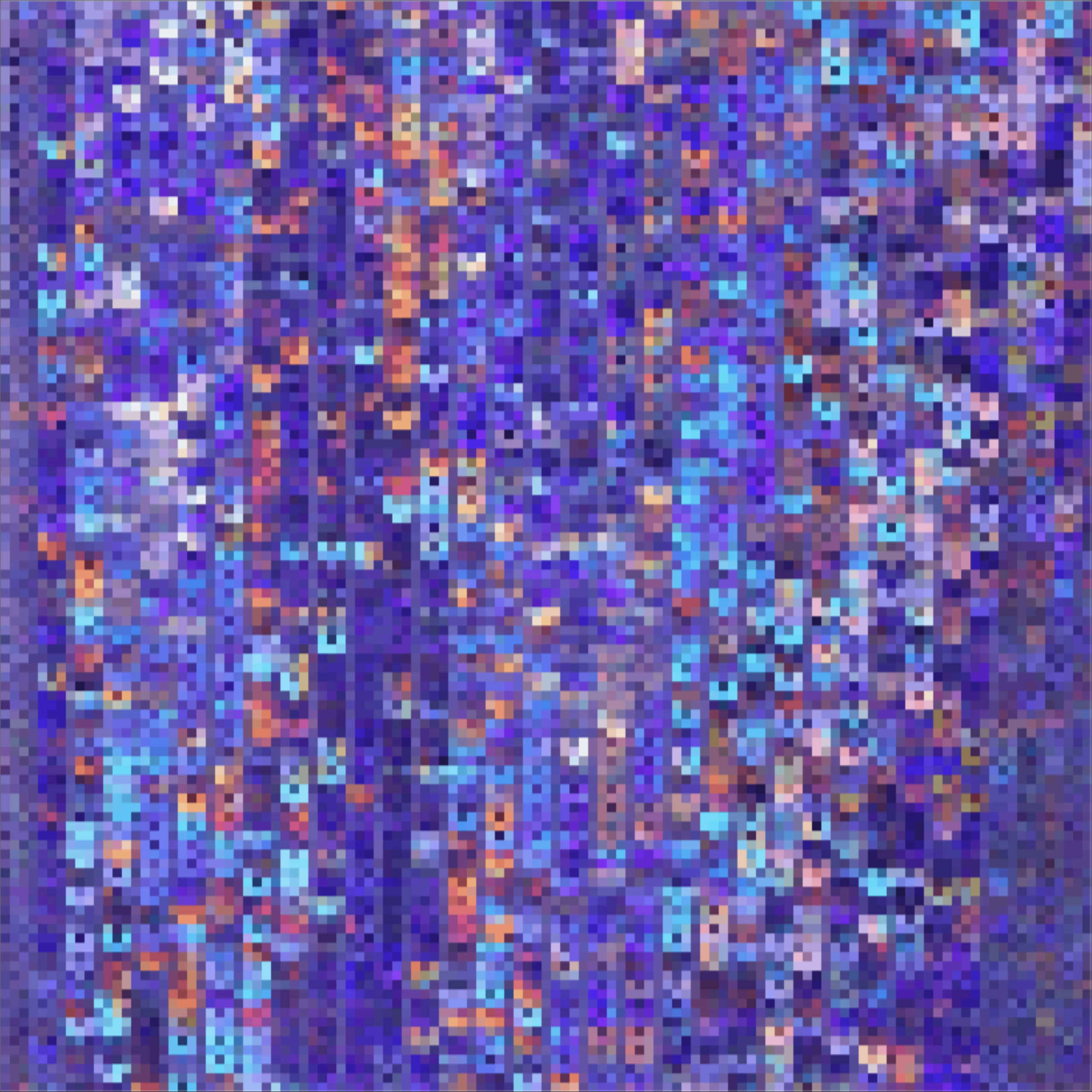 Bryan Carle THOB Original Pixel Art Purple Blue Fuschia Magenta Indigo Orange Gold Brown Navy Square Sequins Clothing Fabric