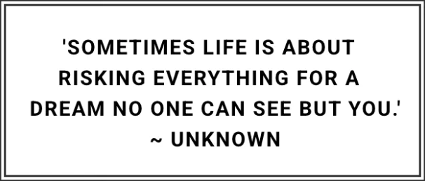 Bryan Carle THOB Quote Unknown Dream